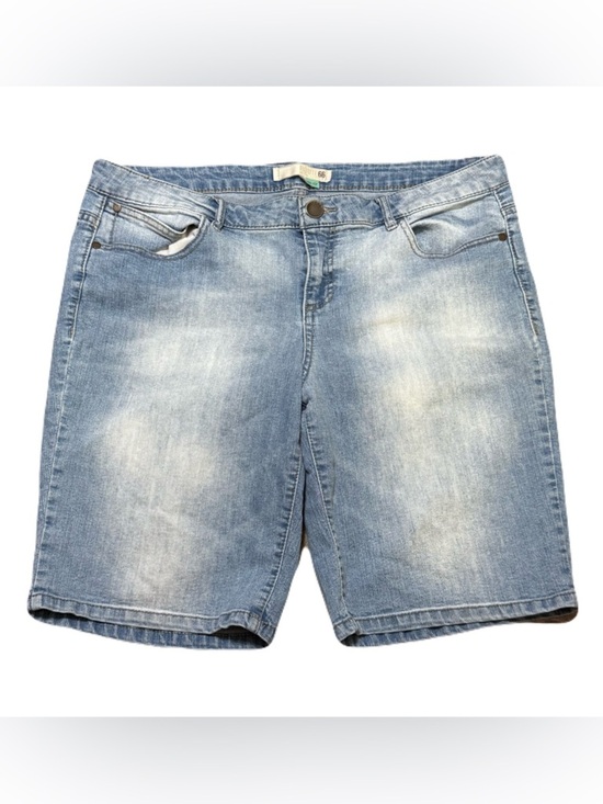 Route 66 Pants - Route 66 Classic Fit Light Wash Denim Blue Jean Shorts Cotton Polyester Women 14